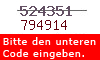 Sicherheitscode